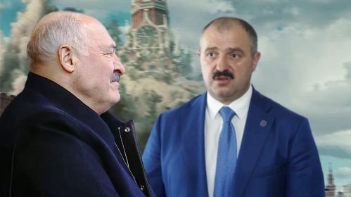 Александр Лукашенко и его старший сын Виктор. Коллаж: Белсат
