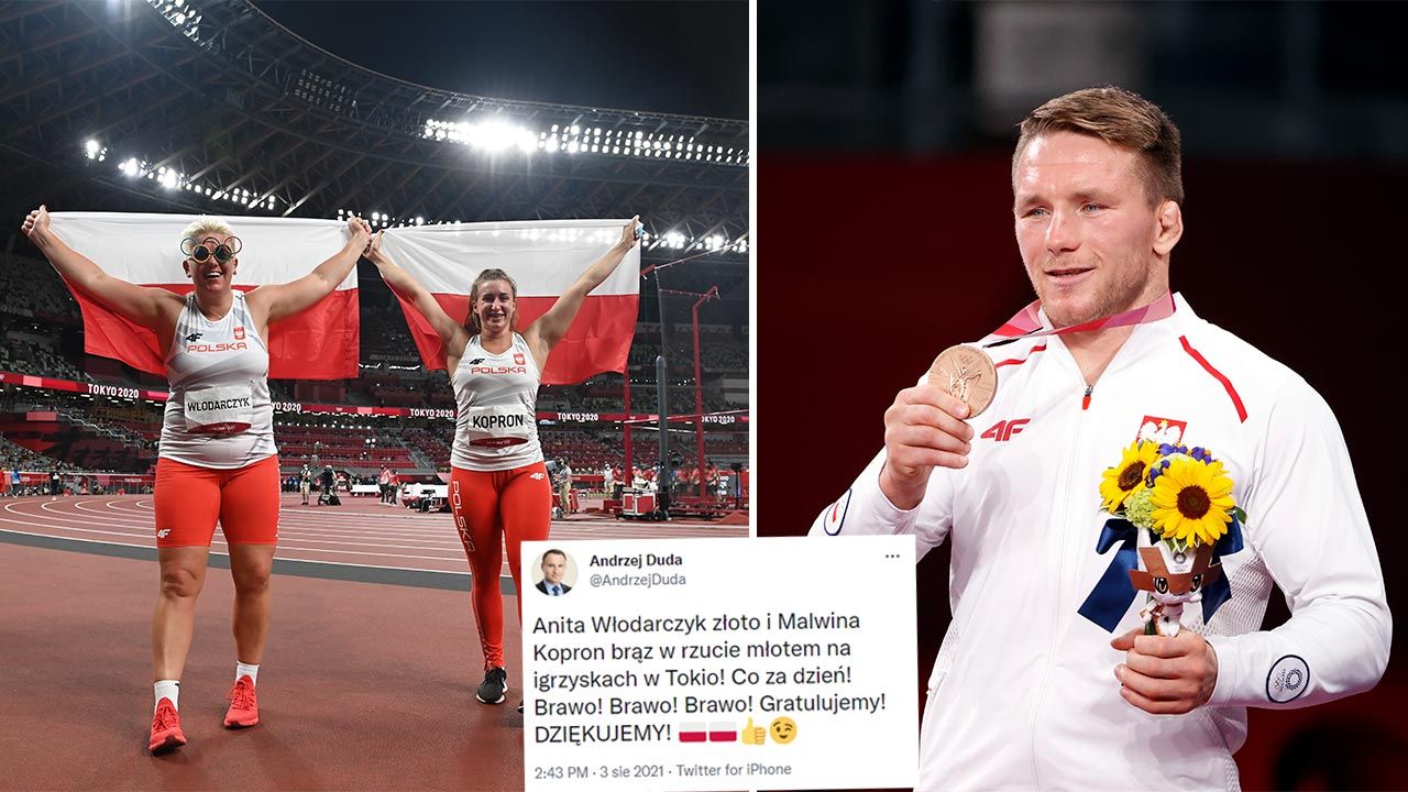 Prezydent Andrzej Duda pogratulował polskim medalistom (fot. PAP/Leszek Szymański; PAP/EPA/RITCHIE B. TONGO) Prezydent Andrzej Duda pogratulował polskim medalistom (fot. PAP/Leszek Szymański; PAP/EPA/RITCHIE B. TONGO)