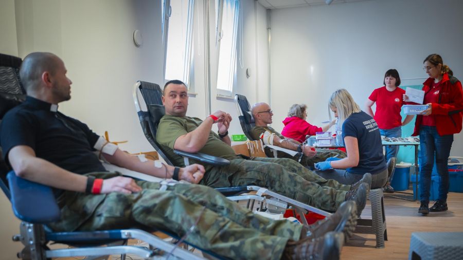 Świętokrzyscy Terytorialsi „przelali krew” dla mieszkańców regionu - fot. WOT