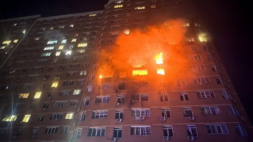 Наступствы трапляння беспілотніка ў жылы дом у Адэсе ўначы з 27 на 28 чэрвеня