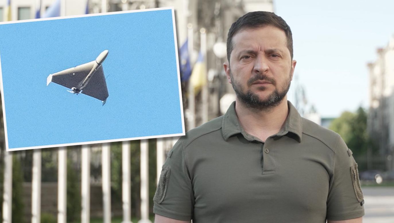 Prezydent Ukrainy Wołodymyr Zełenski skomentował zmasowany atak dronów na Kijów (fot. STRINGER / Reuters / Forum; www.president.gov.ua)