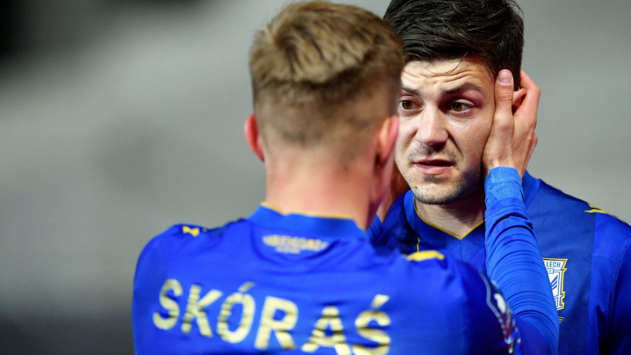 Dawid Kownacki i Michał Skóraś (fot. PAP/Piotr Nowak)
