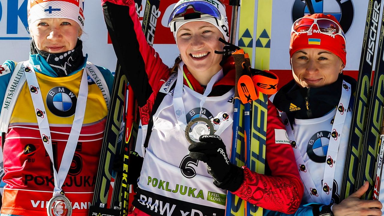 Podium PŚ w Pogljuce (fot. Getty Images)