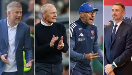 Edward Iordanescu (Legia), Niels Frederiksen (Lech) i Marek Papszun (Raków) często mają pretensje do sędziów. System Football Video Support mógłby umożliwić im zgłaszanie challenge'ów. Szef Kolegium Sędziów Marcin Szulc mówi, że jest na to otwarty... (zdjęcia: Getty Images, Rafał Rostkowski)
