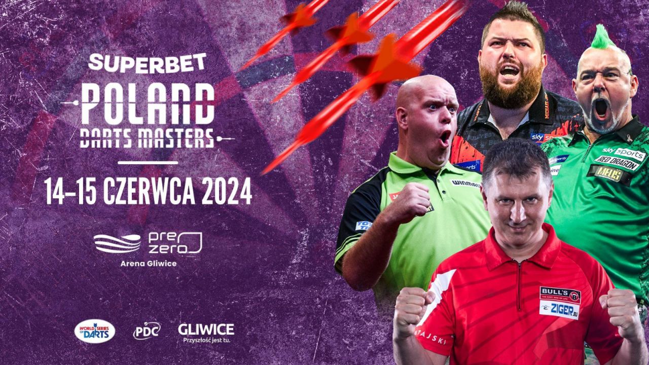 Superbet Poland Darts Masters znów w Polsce. W Gliwicach wystąpią