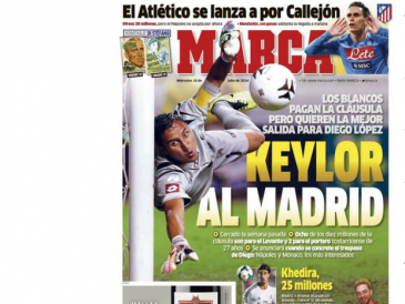 Okładka środowego wydania dziennika "Marca" (fot. MARCA.COM)