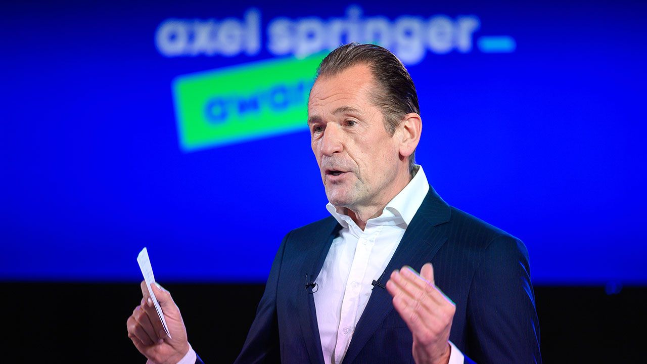 Mathias Döpfner, szef koncernu Axel Springer (fot. Bernd von Jutrczenka/Pool/Getty)