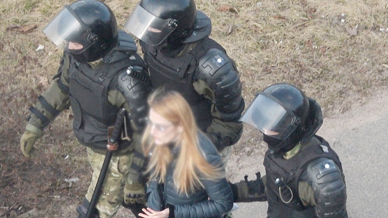 Maria Tiszkowska została zatrzymana 25 marca (fot. PAP/EPA/STR, zdj. ilustracyjne)