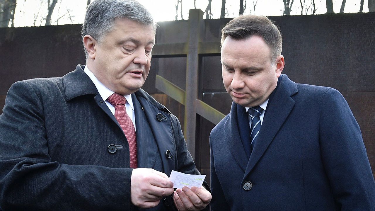 Petro Poroszenko i Andrzej Duda (fot. Mykola Lazarenko/Ukrainian Presidential Press Service/Handout via REUTERS) Petro Poroszenko i Andrzej Duda (fot. Mykola Lazarenko/Ukrainian Presidential Press Service/Handout via REUTERS)