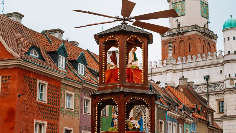Poznań, Poznańskie Betlejem na Starym Rynku (fot. UM Poznań)