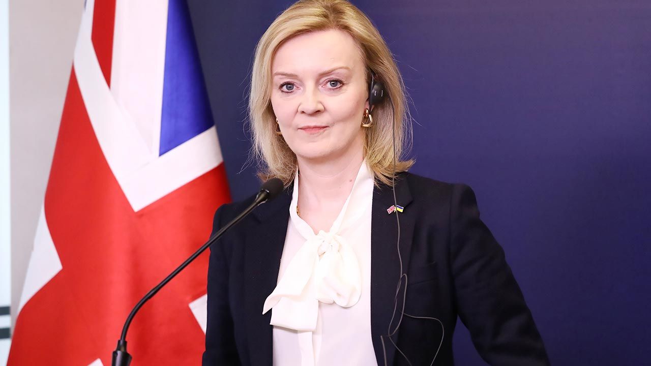 Minister spraw zagranicznych Wielkiej Brytanii Liz Truss (fot. PAP/Tomasz Gzell)