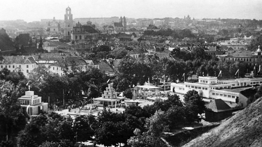 Panorama Wilna, rok 1933. Fot. Leonard Siemaszko/ RSW / RSW / Forum