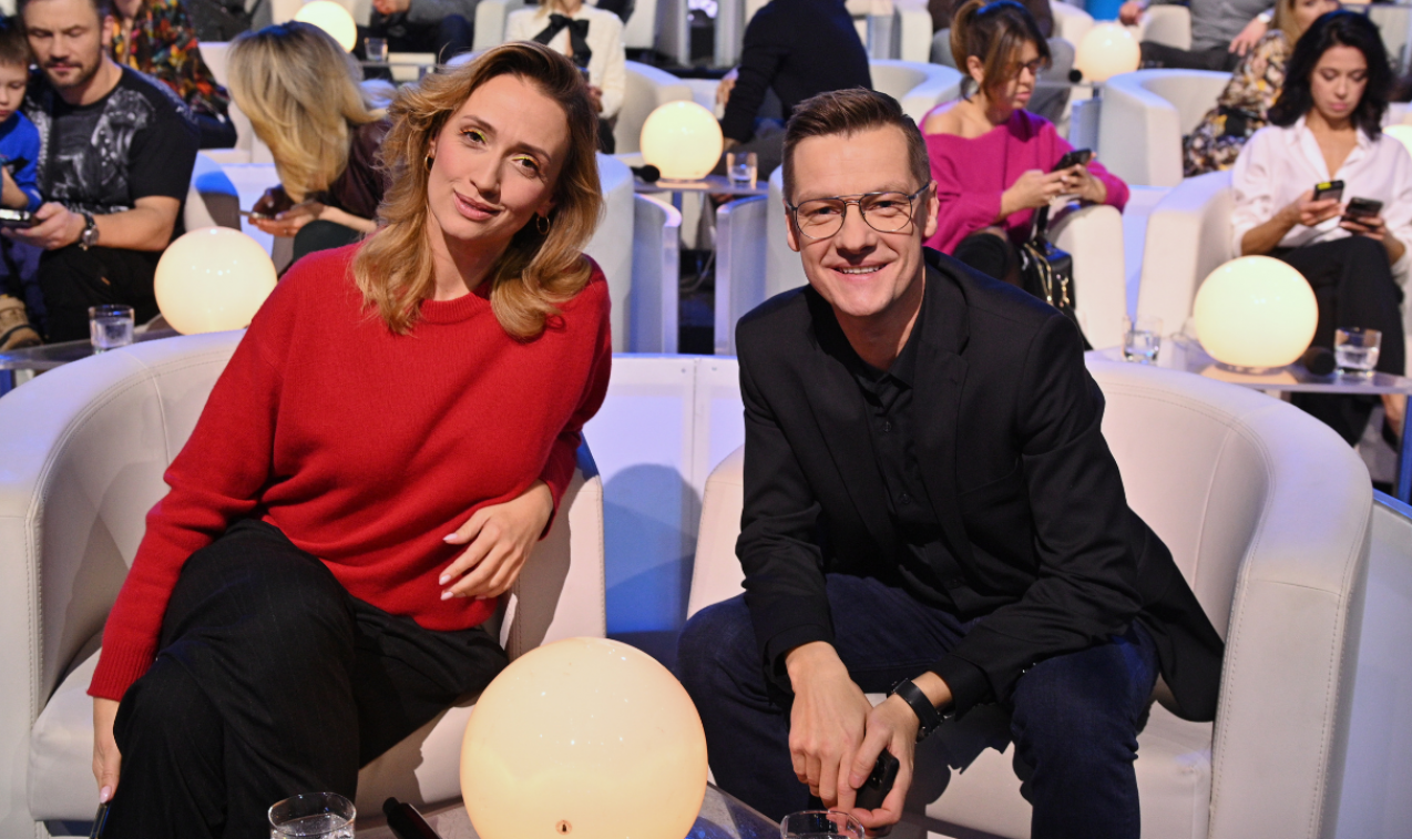 Aktorski duet – Anna Gzyra i Marcin Mroczek – także przystąpił do Testu. Fot. Jan Bogacz / TVP