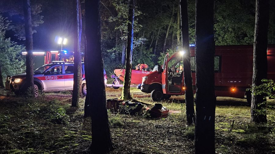 Wilcze, powiat wolsztyński, obóz harcerski, ZHR Okręg Dolnośląski, nie żyje 15-latek (fot. Wolsztyn112)