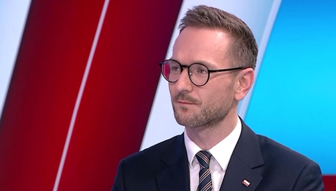 Minister rozwoju i technologii Waldemar Buda (fot. TVP Info)