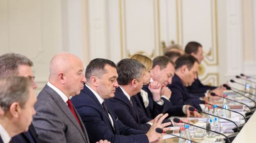 Чиновники на совещании у Лукашенко. Минск, Беларусь. 16 октября 2025 года. Фото: БелТА