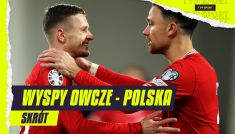 Wyspy Owcze - Polska, el. ME 2024 skrót wideo 
