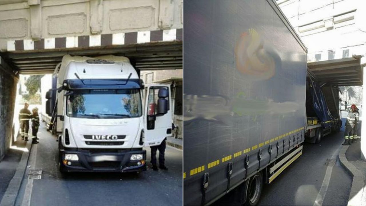 Konieczne było rozmontowanie części kontenera i spuszczenie powietrza z opon (fot. Vigilfuoco.it) Konieczne było rozmontowanie części kontenera i spuszczenie powietrza z opon (fot. Vigilfuoco.it)
