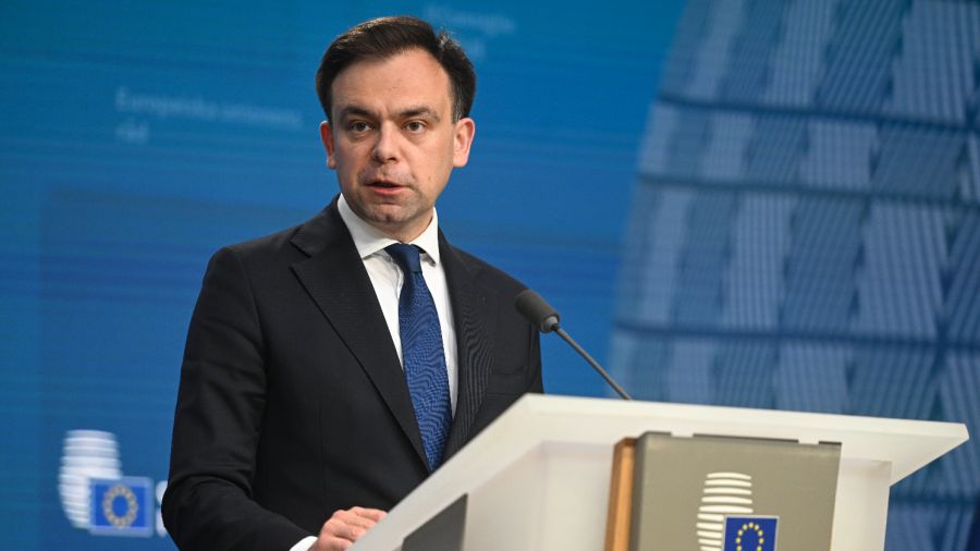 Andrzej Domański said that Polish GDP growth in the first quarter is “significantly faster than the EU average.” Photo: PAP/Daniel Gnap