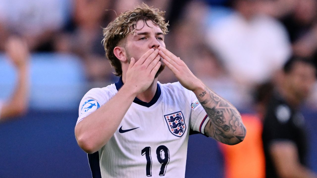 Harvey Elliott bohaterem meczu z Holandią (fot. Getty Images)