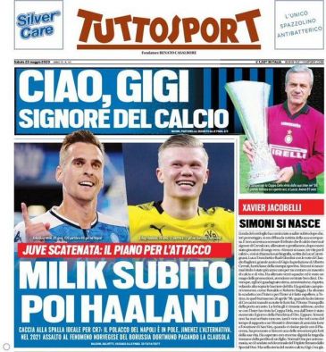 Okładka "Tuttosport" (fot. Twitter)