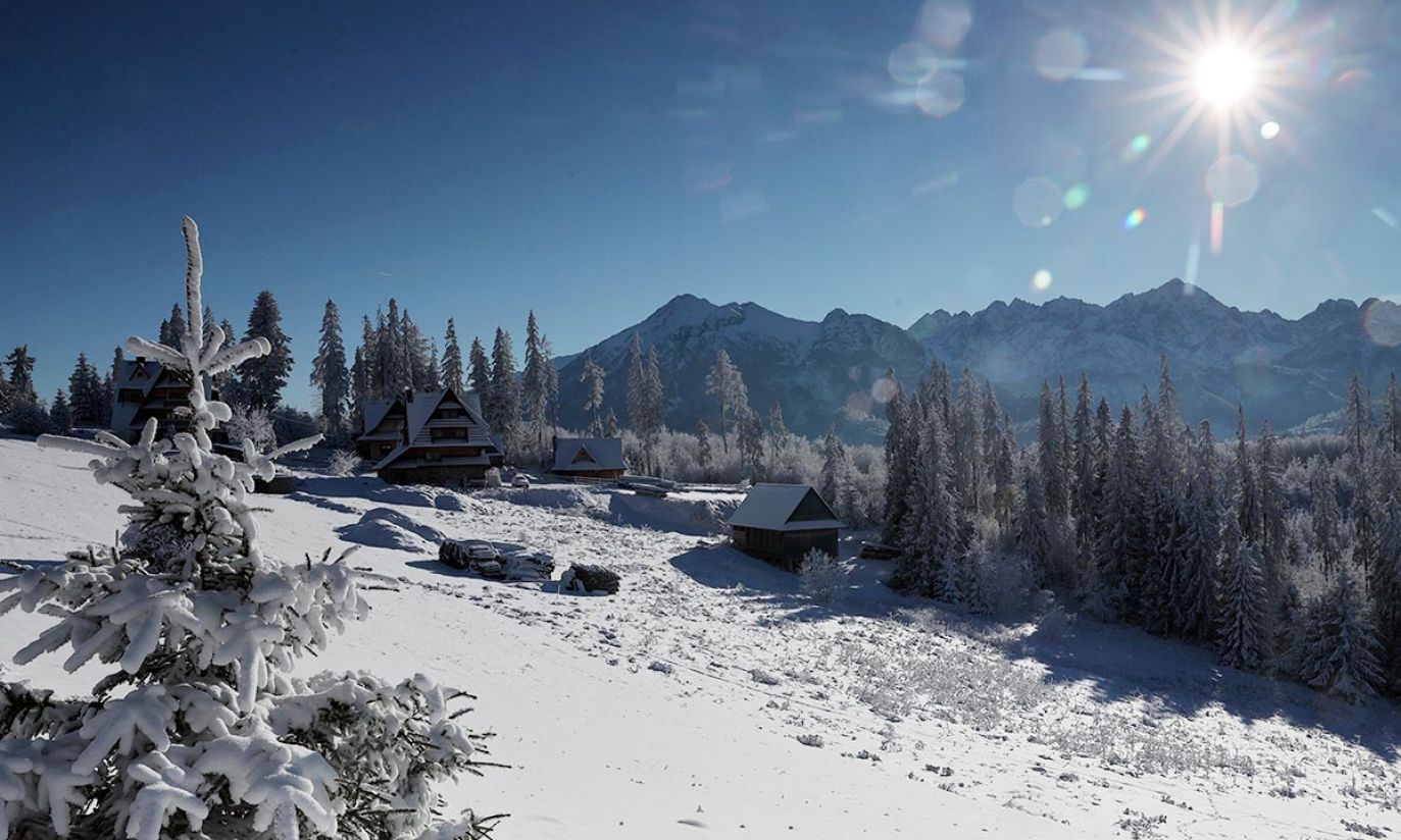 Zimowy poranek w Tatrach