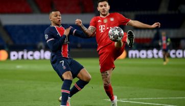Kylian Mbappe i Lucas Hernandez (fot. Getty Images)