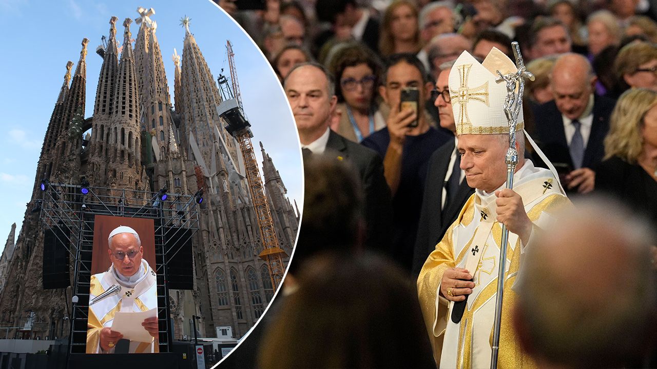 Papież modlił się w Barcelonie. „Ta świątynia ma p