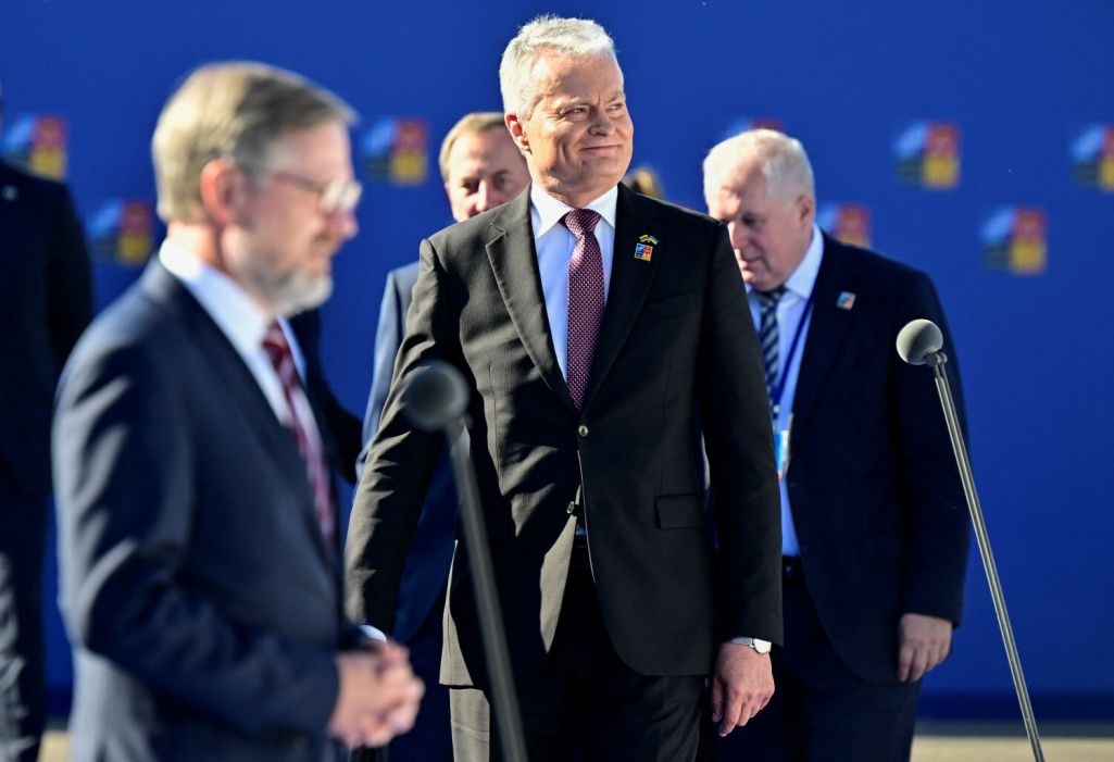 Прэзідэнт Літвы Гітанас Наўседа прыбывае на саміт NATO ў Мадрыдзе. 29 чэрвеня 2022 года. (Фота: Javier Soriano / AFP / East News)
