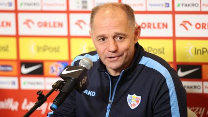 Konferencja prasowa reprezentacji Mołdawii przed meczem z Polską (05.06.2025)