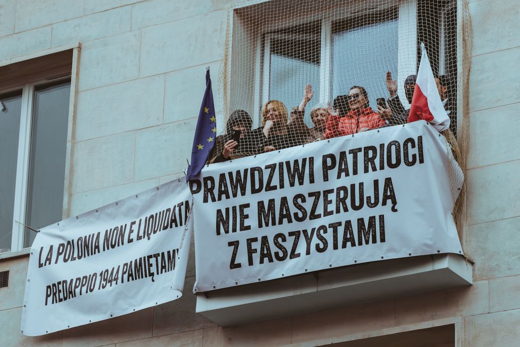 Марш у Варшаве. Фота: Белсат