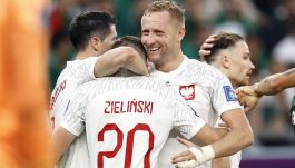 Kamil Glik i reprezentanci Polski (fot. Getty)