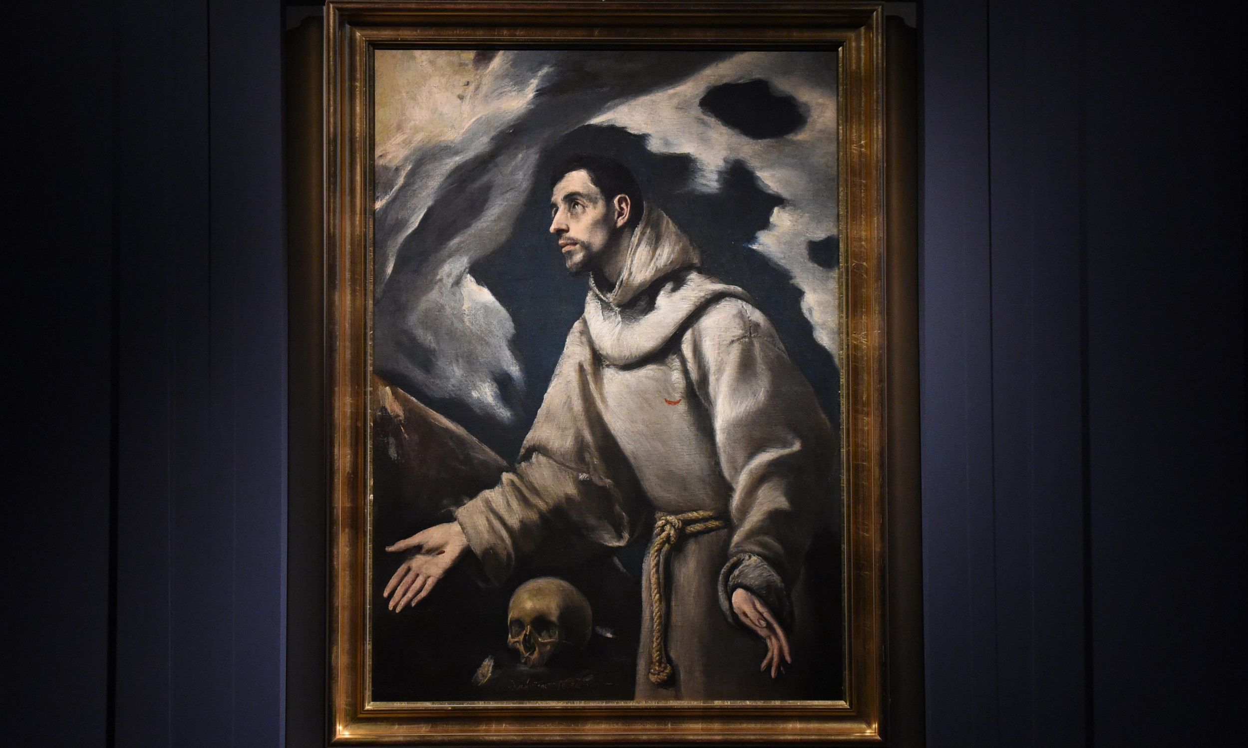 The “Ecstasy of Saint Francis” painting from the collection of the Diocesan Museum in Siedlce is the only work of El Greco in the Polish collections. The painting was found in 1964 in the collection of the parish priest of one of the parishes near Siedlce. Photo. PAP/Radek Pietruszka