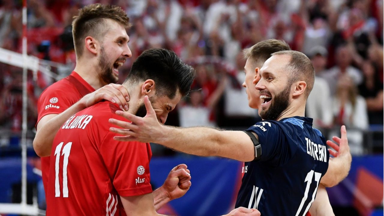 Reprezentacja Polski siatkarzy (fot. PAP/Adam Warżawa)