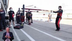 RedBull na torze w Austrii (fot. TVP)