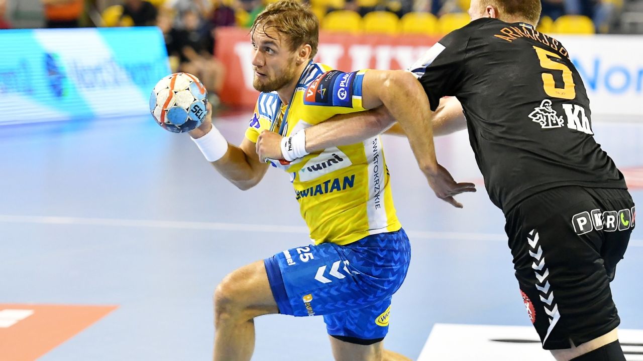 Luka Cindrić był w sobotę jednym z liderów PGE VIVE (fot. PAP/Piotr Polak)