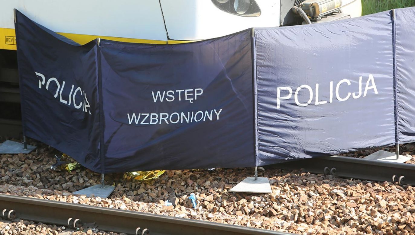 Tragiczne potrącenie między Brwinowem a Milanówkiem (fot. PAP/Wojciech Olkuśnik, zdjęcie ilustracyjne)