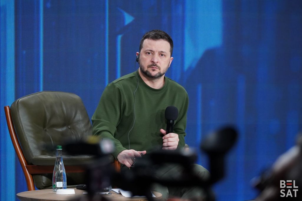 Уладзімір Зяленскі, Владимир Зеленский (Фота: Белсат)