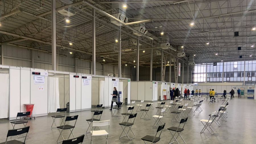 Rekordowa liczba szczepień na terenie MTP