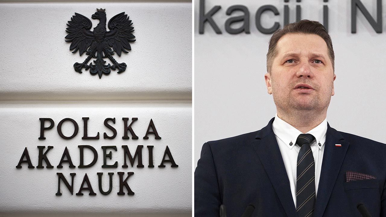 Minister Przemysław Czarnek: Nie ma mowy o likwidacji PAN (fot. Forum/Gazeta Polska/Maciej Luczniewski; PAP/Mateusz Mrek) Minister Przemysław Czarnek: Nie ma mowy o likwidacji PAN (fot. Forum/Gazeta Polska/Maciej Luczniewski; PAP/Mateusz Mrek)
