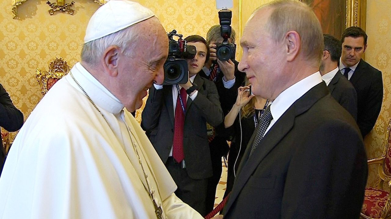 Papa Francisco: Vladimir Putin sabe que estoy aquí.  es un hombre educado