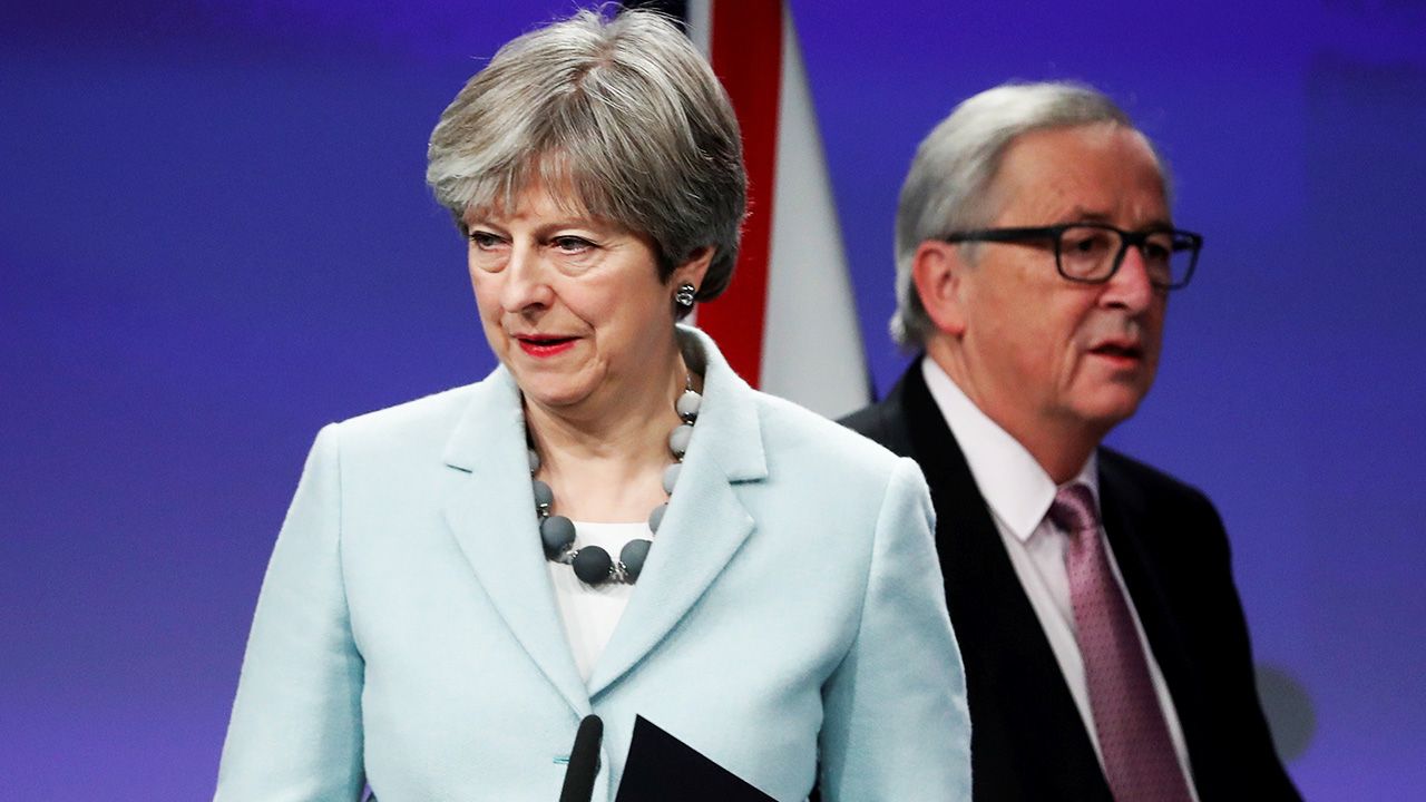 Premier Theresa May negocjuje warunki Brexitu (fot.  REUTERS/Yves Herman)
