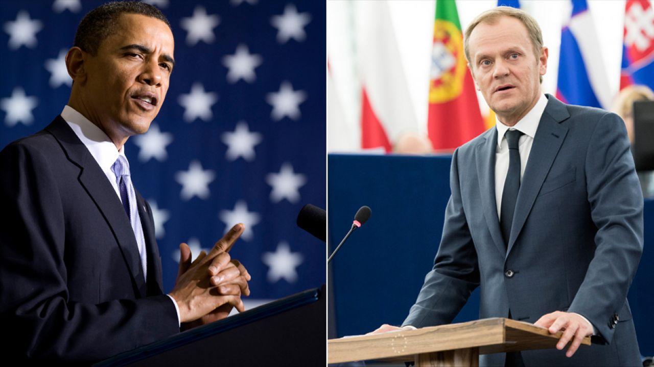 Barack Obama i Donald Tusk (fot. flickr.com/ NASA HQ PHOTO/European Parliament) Barack Obama i Donald Tusk (fot. flickr.com/ NASA HQ PHOTO/European Parliament)