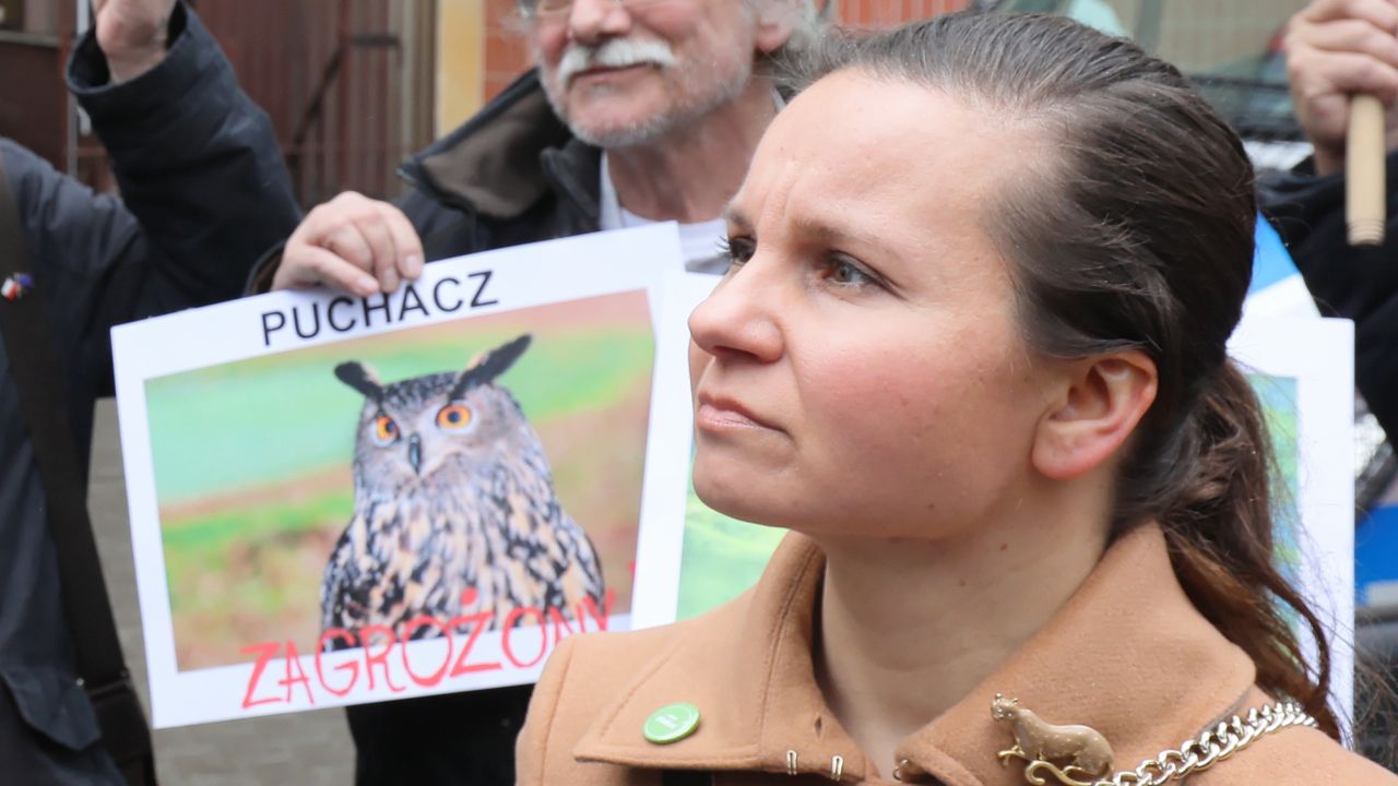 Zielińska przedstawia się na Twitterze jako „ekopatriotka” (fot. PAP/Paweł Supernak)