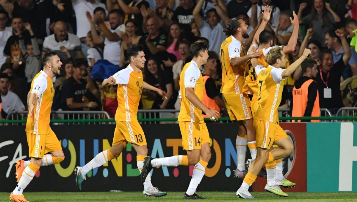 Piłkarze reprezentacji Mołdawii (fot. PAP) Piłkarze reprezentacji Mołdawii (fot. PAP)