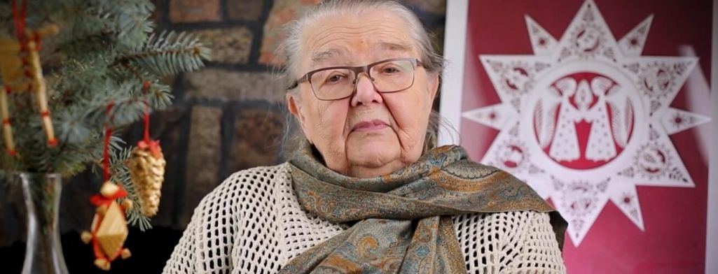 Каляданае віншаваньне Старшыні Рады БНР Івонкі Сурвіллы. Фота: radabnr.org