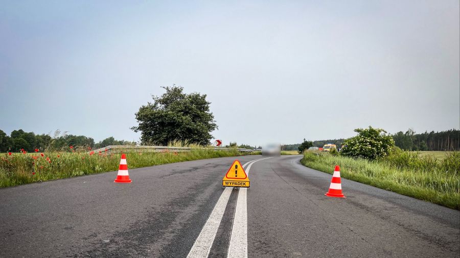Czekanów, śmiertelny wypadek, czołowe zderzenie busa z samochodem (fot. zdjęcie ilustracyjne/OSP Witkowo)