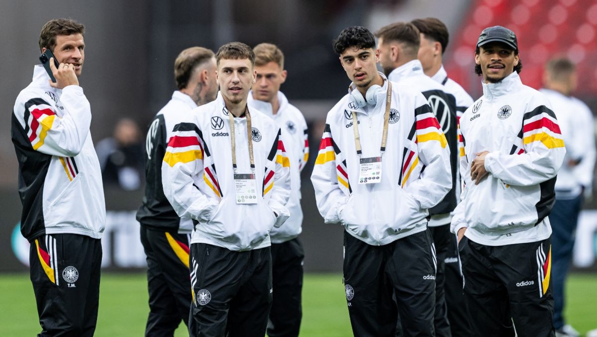 Reprezentanci Niemiec (fot. Getty) Aleksandar Pavlović (fot. Getty)