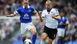 Leon Osman (L) i Pajtim Kasami (fot. Getty Images)