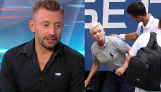 Michał Przysiężny o dyskwalifikacji Novaka Djokovicia (fot. TVP/Getty)
